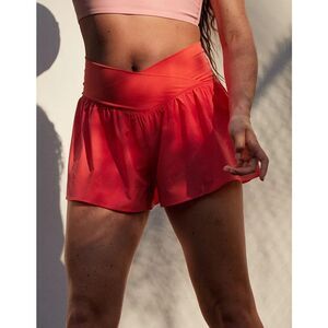 OFFLINE By Aerie Real Me Crossover Flowy Shorts In Coral Orange Size M